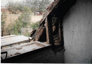 Original roof footings